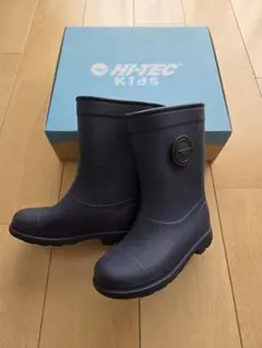 HI-TEC レインブーツ 長靴　キッズ　 ネイビー 19cmのサムネイル
