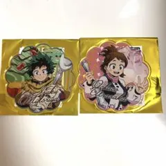 ヒロアカ オープンスクール アクリルコースター 緑谷出久 麗日お茶子