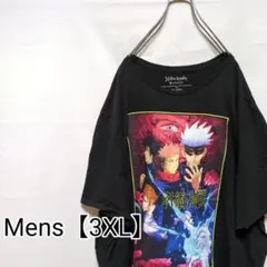 S21【US輸入】呪術廻戦　半袖Tシャツ【メンズ3XL】ブラック