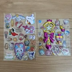 立体　ウォーター　ぷくぷく　キャラクター　シール　おすそ分け　セット
