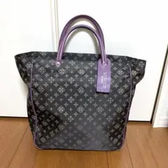 匿名配送　russet トートバッグ ブラウン　紫　ラシット　大容量　通勤　通学