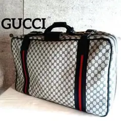 希少ブラック【GUCCI】トランクケース　ボストンバッグ　マイクロGG 希少ブラック【GUCCI】トランクケース ボストンバッグ マイクロ