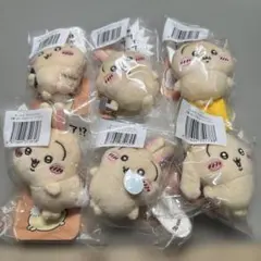 うさぎだらけくじ E賞 ぬいぐるみバッジ 6個セット コンプ