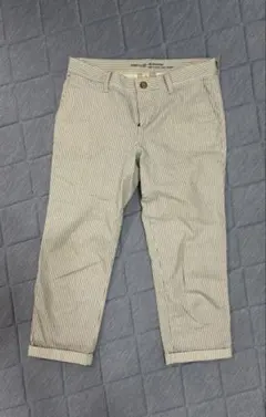 GAP ギャップ レディース クロップドパンツ ストライプ柄のサムネイル