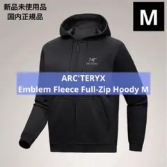 【新品】エンブレム フリース フルジップ フーディ メンズ アークテリクス Mのサムネイル