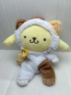 レア！ 산리오 폼폼푸린 ぬいぐるみ ねこ着ぐるみ