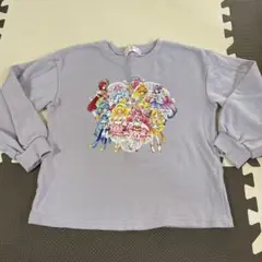 プリキュア 長袖トレーナー ラベンダー 120