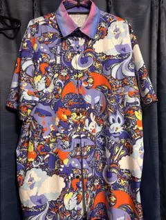ポケモン ドラゴンタイプ 総柄シャツ XL