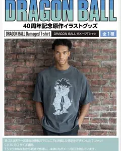 DRAGON BALL ダメージTシャツ　ドラゴンボール