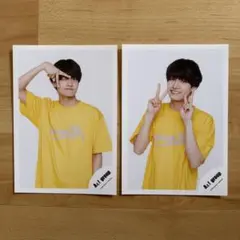 Aぇ! group 佐野晶哉　ジュニア　わっしょい　公式写真 2枚セット