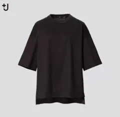 UNIQLO +J スーピマコットンオーバーサイズT 5分袖 L