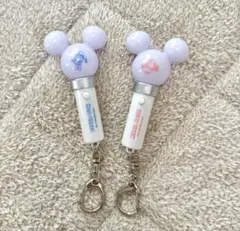 ディズニーストア　シークレットキーホルダー　ペンライト　ミニー　ドナルド