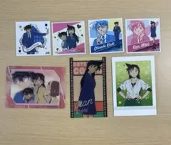 名探偵コナン　毛利蘭　工藤新一　クリアカード　ステッカー