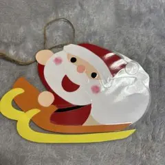 壁面飾り クリスマス サンタ トナカイ 保育教材 ラミネート済