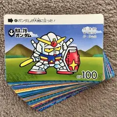 SDガンダムワールド　カードダス　2段　ノーマルカード35枚セミコンプセット