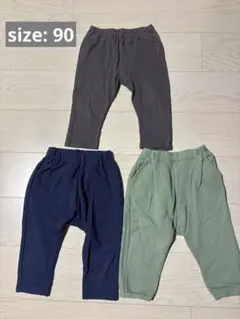 子ども　サマナルパンツ　GU ユニクロ　無印　90 まとめ売り　無地