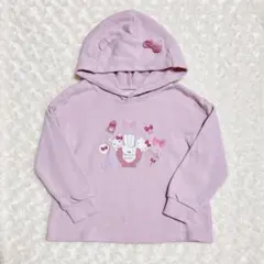 coeur a coeur100cm 長袖パーカー　キティコラボ　ピンク