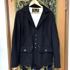 go slow caravan カバーオール 金属ボタン ラペル
