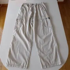 Hanes ベージュ ワイドパンツ Lサイズ