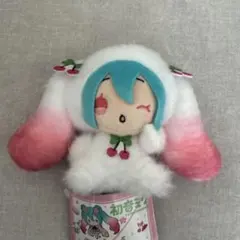 初音ミク✕シナモロール　マスコット　桜Ver.☆