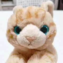 サンレモン ひざねこ ブラウン 茶トラ M お顔厳選 未使用品 ぬいぐるみのサムネイル