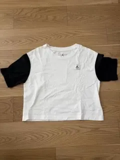ジョーダン クロップド丈 Tシャツ バイカラー Mサイズ 綿100%のサムネイル
