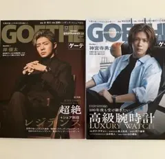 GOETHE 8月号 高級腕時計特集 ＋12月号 レジデンス特集 2冊セット