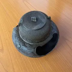 【美品】茶道具 風炉釜 茶釜　アンティークのサムネイル
