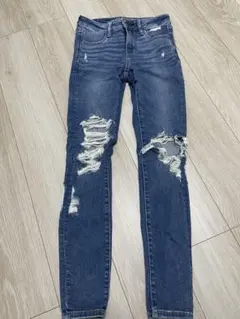 アメリカンイーグル レディース ダメージジーンズ