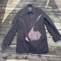 美品 パラスパレス リネン コート ワンピース ダブルボタン ゆったり 