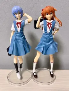 一番くじ　エヴァンゲリオン　B賞　アスカ　C賞　綾波レイ