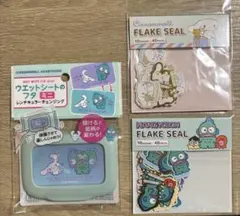 サンリオ ステッカーシール 3Dウェットティッシュミニフタ