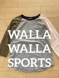 WALLA WALLA SPORTS ラグラン　クレイジーカラースリーブ
