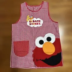 セサミストリート エプロン エルモのサムネイル