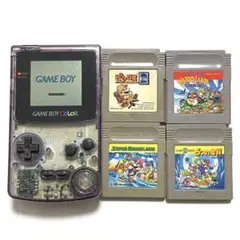 ゲームボーイカラー本体　ゲームボーイソフト4個　ジャンク