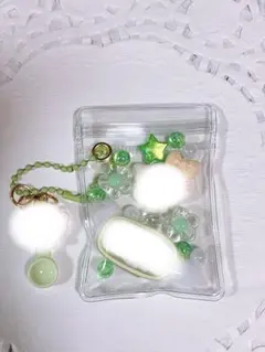 キャンディーバッグキーホルダー グリーン