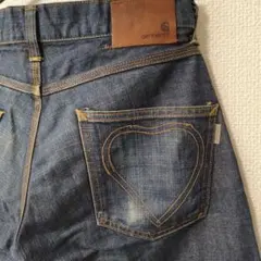 carhartt デニムパンツ ハートステッチ carhartt デニムパンツ ハートステッチ - メルカリ