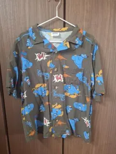 Karl Helmut カールヘルム カニ柄 アロハシャツ メンズM/L - メルカリ