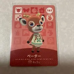 どうぶつの森　amiiboカード　ペーター　２