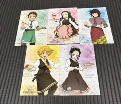 鬼滅の刃　スイーツパラダイス　スイパラ　特典　ポストカード　炭治郎　義勇　しのぶ