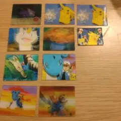 【美品】ポケモンスーパーチェンジカード 明治 ポケットモンスター スーパーチェンジカード 第1弾 第2弾 21枚