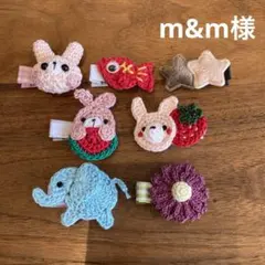 m&m様ご確認用☆ベビーヘアクリップ