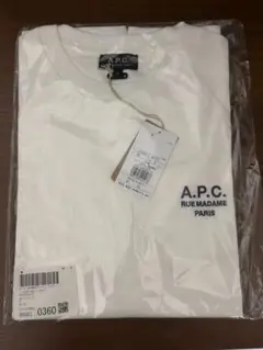 新品タグ付きA.P.C.WILLY TシャツホワイトSサイズ 23AC 日本製のサムネイル