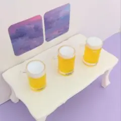 ビール ジョッキ 大 3個セット ミニチュア カクテル ドリンク アルコール