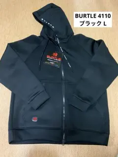 BURTLE 4110 エアーテックジップフーディ L ブラック