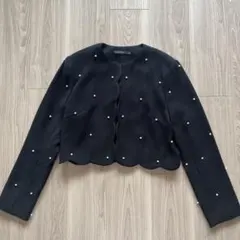 ツルバイマリコオイカワ　tsuru パール付きジャケットCharlotteのサムネイル