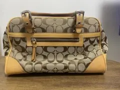 Coach ハンドバッグ ベージュ/ブラウン