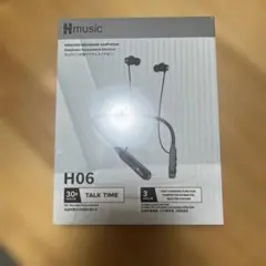 Hmusic ワイヤレスイヤホン bluetooth 首掛け ネックバンド型