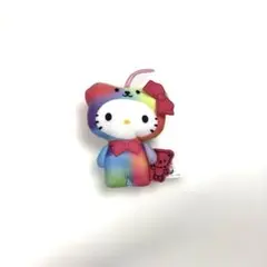 ハローキティ ぬいぐるみ マスコット ハッピーセット レインボー