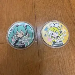初音ミク　鏡音リン　缶バッジ